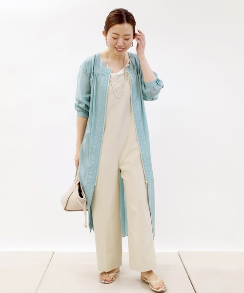 DouDou(ドゥドゥ)の「サロペット(サロペット/オーバーオール・レディース・ブラック/ベージュ・FREE)」の7枚目の写真