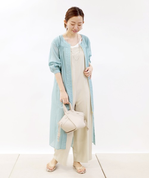 DouDou(ドゥドゥ)の「サロペット(サロペット/オーバーオール・レディース・ブラック/ベージュ・FREE)」の8枚目の写真