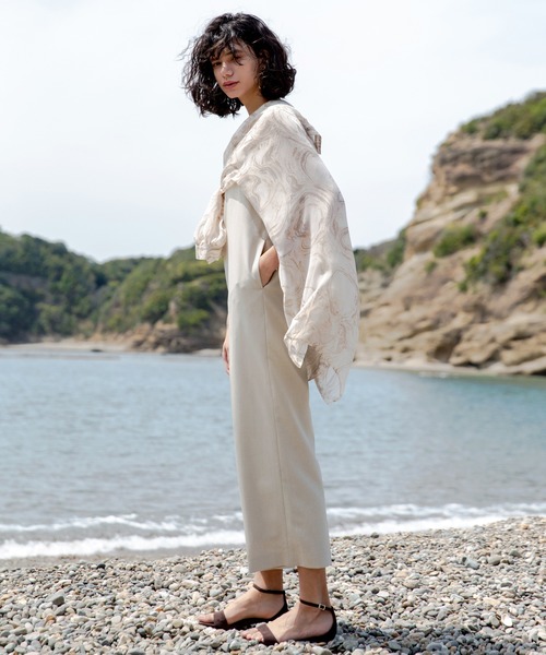 DouDou(ドゥドゥ)の「サロペット(サロペット/オーバーオール・レディース・ブラック/ベージュ・FREE)」の4枚目の写真