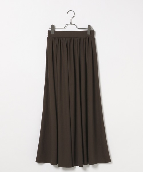 LAKOLE(ラコレ)の「【接触冷感】コンパクトピケマキシスカート / LAKOLE(スカート・レディース・ダークブラウン/カーキ/ブラック/ライトベージュ・MEDIUM/SMALL)」の12枚目の写真