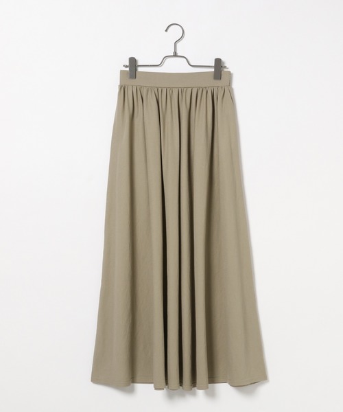 LAKOLE(ラコレ)の「【接触冷感】コンパクトピケマキシスカート / LAKOLE(スカート・レディース・ダークブラウン/カーキ/ブラック/ライトベージュ・MEDIUM/SMALL)」の11枚目の写真