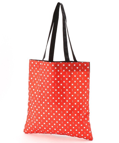 MONO　COMME CA（モノコムサ）の「ポケッタブルエコトート（トートバッグ・レディース・レッド/オレンジ/ブルー/グリーン・FREE）」の12枚目の写真