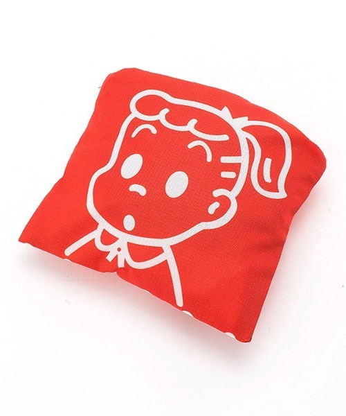 MONO　COMME CA（モノコムサ）の「ポケッタブルエコトート（トートバッグ・レディース・レッド/オレンジ/ブルー/グリーン・FREE）」の6枚目の写真