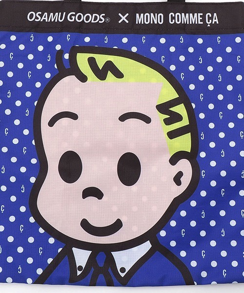 MONO　COMME CA（モノコムサ）の「ポケッタブルエコトート（トートバッグ・レディース・レッド/オレンジ/ブルー/グリーン・FREE）」の8枚目の写真