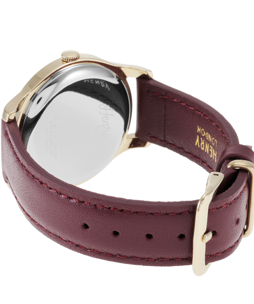 ABAHOUSE(アバハウス)の「ヘンリーロンドン HENRY LONDON HOLBORN ホルボーン HL34-LS-0428(アナログ腕時計・メンズ・ボルドー・フリー)」の5枚目の写真