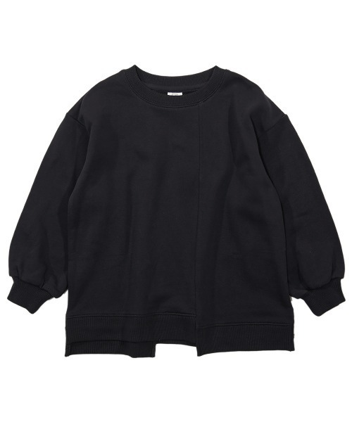 devirock（デビロック）の「BIGシルエット切替スウェットトレーナー（スウェット・キッズ・ホワイト/ブラック/ベージュ/ライトオリーブ/ブルー系その他/パープル系その他・110cm/100cm/120cm/130cm/140cm/150cm/160cm）」の15枚目の写真