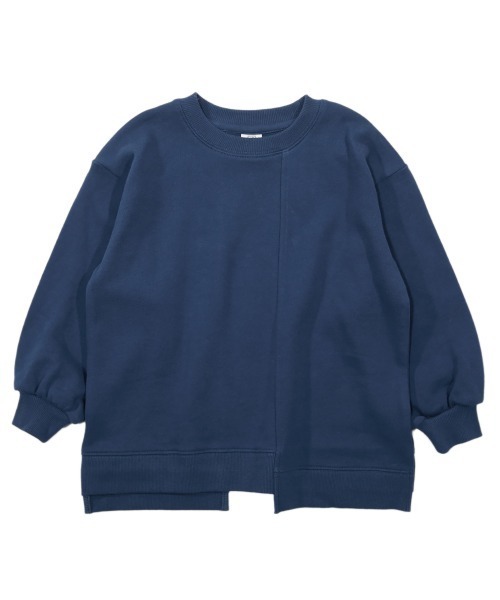 devirock（デビロック）の「BIGシルエット切替スウェットトレーナー（スウェット・キッズ・ホワイト/ブラック/ベージュ/ライトオリーブ/ブルー系その他/パープル系その他・110cm/100cm/120cm/130cm/140cm/150cm/160cm）」の18枚目の写真