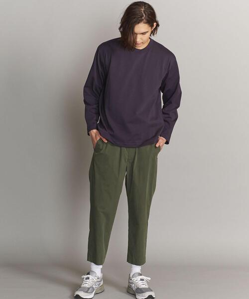 BEAUTY&YOUTH UNITED ARROWS（ビューティーアンドユースユナイテッドアローズ）の「BY パウダークロス イージー オッドパンツ【セットアップ対応】（その他パンツ・メンズ・ベージュ/オリーブ/ダークグレー・X-LARGE/LARGE/SMALL/MEDIUM）」の8枚目の写真