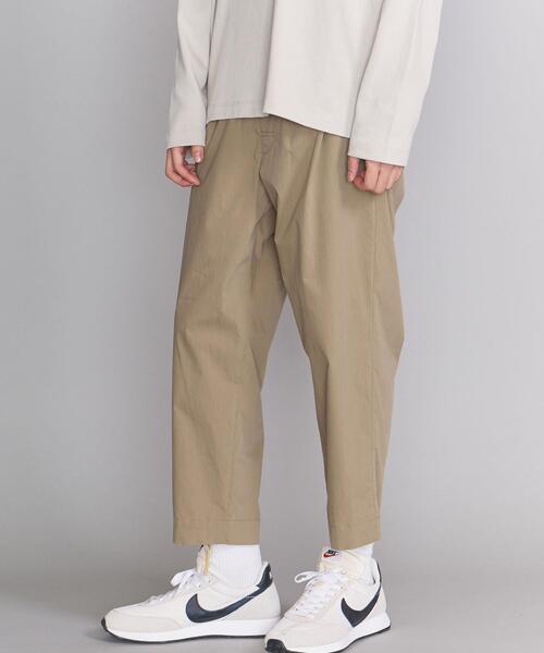BEAUTY&YOUTH UNITED ARROWS（ビューティーアンドユースユナイテッドアローズ）の「BY パウダークロス イージー オッドパンツ【セットアップ対応】（その他パンツ・メンズ・ベージュ/オリーブ/ダークグレー・X-LARGE/LARGE/SMALL/MEDIUM）」の9枚目の写真