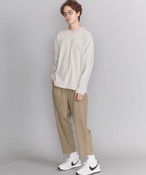BEAUTY&YOUTH UNITED ARROWS（ビューティーアンドユースユナイテッドアローズ）の「BY パウダークロス イージー オッドパンツ【セットアップ対応】（その他パンツ・メンズ・ベージュ/オリーブ/ダークグレー・X-LARGE/LARGE/SMALL/MEDIUM）」の12枚目の写真