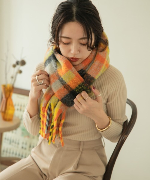 セール ブークレチェックストール ストール ショール Items Urbanresearch アイテムズ アーバンリサーチ のファッション通販 Zozotown