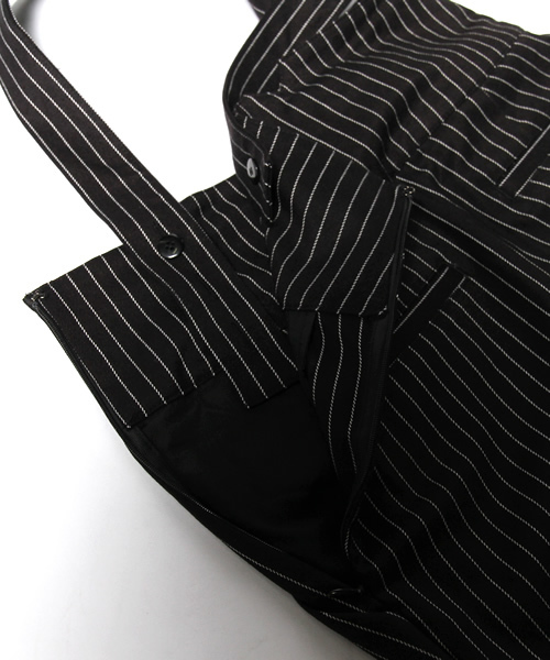 Heather（ヘザー）の「ハイウエストサスペンダーパンツ　552640（その他パンツ・レディース・ネイビー/ストライプ/ブラック・FREE）」の11枚目の写真