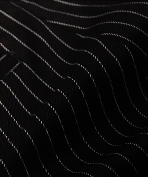 Heather（ヘザー）の「ハイウエストサスペンダーパンツ　552640（その他パンツ・レディース・ネイビー/ストライプ/ブラック・FREE）」の12枚目の写真