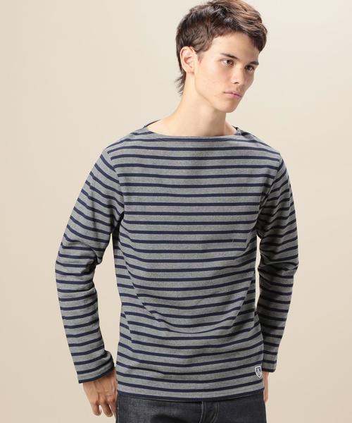 ORCIVAL（オーシバル）の「＜ORCIVAL（オーシバル）＞ BASQUE BOST/カットソー◆（Tシャツ/カットソー・メンズ・ブラック/グレー/ベージュ/ターコイズブルー/ロイヤルブルー/ネイビー/ホワイト/レッド/その他1・5/4/3）」の4枚目の写真