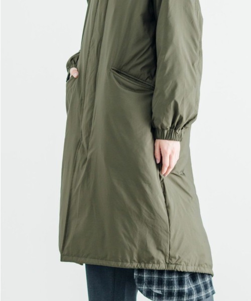 mizuiroind（ミズイロインド）の「mizuiro ind ダウンフードロング