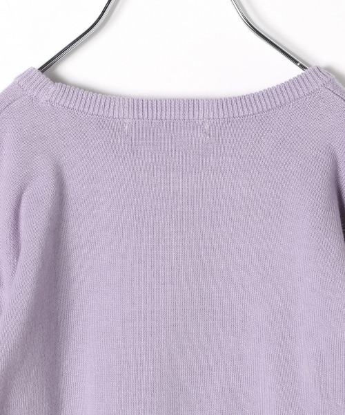 GLOBAL WORK（グローバルワーク）の「【キッズ】洗えるグラフィックニット/885372（ニット/セーター・キッズ・チャコールグレー/ブラック/ブラウン/ライトグリーン/パープル系その他2/ホワイト系その他2・110cm/100cm/120cm/130cm/140cm）」の18枚目の写真