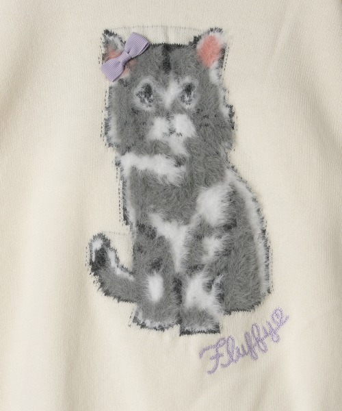 GLOBAL WORK（グローバルワーク）の「【キッズ】洗えるグラフィックニット/885372（ニット/セーター・キッズ・チャコールグレー/ブラック/ブラウン/ライトグリーン/パープル系その他2/ホワイト系その他2・110cm/100cm/120cm/130cm/140cm）」の22枚目の写真