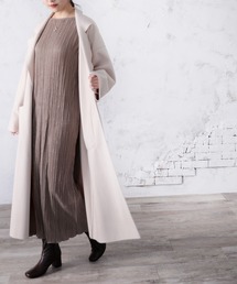 classicalelf | サテンノースリーブワッシャーワンピース(袖なし)(ワンピース)