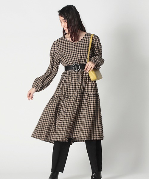 toucher du brise(トゥシェドブリーズ)の「リブニットパンツ(その他パンツ・レディース・ブラック/ベージュ・M)」の4枚目の写真