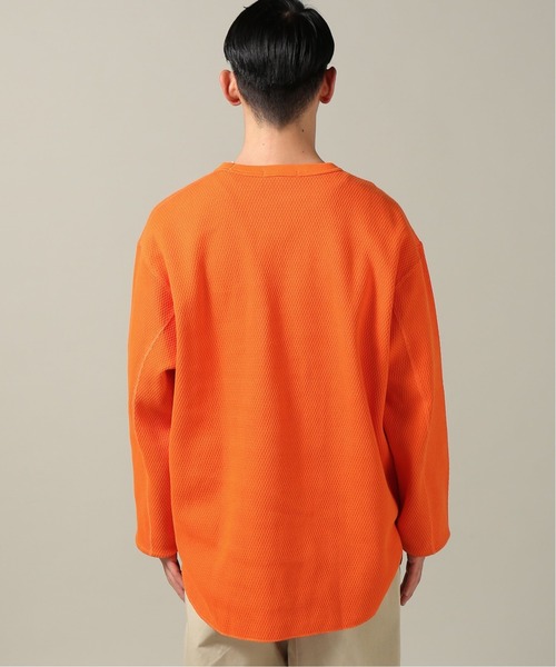 JOURNAL STANDARD(ジャーナルスタンダード)の「ヘビーワッフル クルーネック(Tシャツ/カットソー・メンズ・オレンジ/ライトブルー/ホワイト/ブラック系その他・SMALL/LARGE/MEDIUM)」の8枚目の写真
