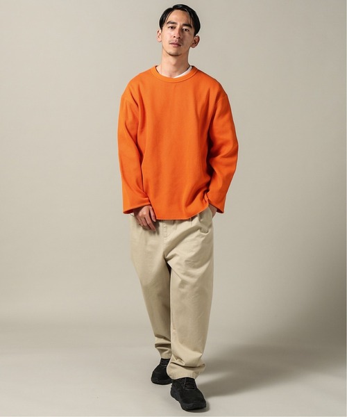 JOURNAL STANDARD(ジャーナルスタンダード)の「ヘビーワッフル クルーネック(Tシャツ/カットソー・メンズ・オレンジ/ライトブルー/ホワイト/ブラック系その他・SMALL/LARGE/MEDIUM)」の5枚目の写真