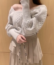 BEARPAW】ケーブルニットプルオーバー（ニット）｜SNIDEL