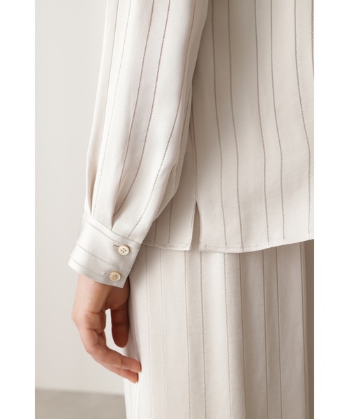 PINKY&DIANNE（ピンキーアンドダイアン）の「カラミストライプシャツ  