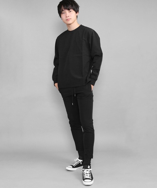 CERCA（チェルカ）の「RM/クルーネック　ポケットナイロンティ（Tシャツ/カットソー・メンズ・ブラック/ブルー/ベージュ・MEDIUM/LARGE）」の4枚目の写真