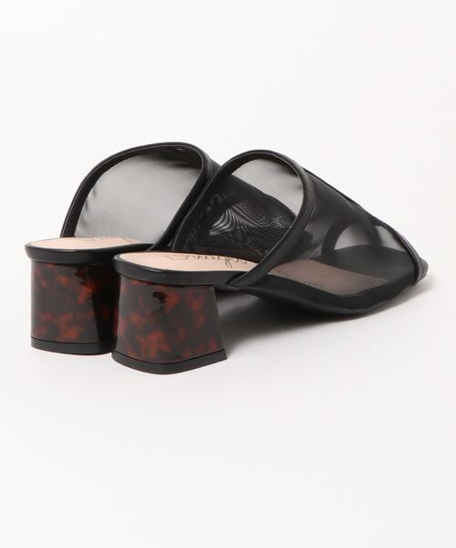 Bridget Birkin（ブリジットバーキン）の「チュールスクエアミュール(512305)（サンダル・レディース・ブラック/ベージュ・LL/M/L/S）」の3枚目の写真