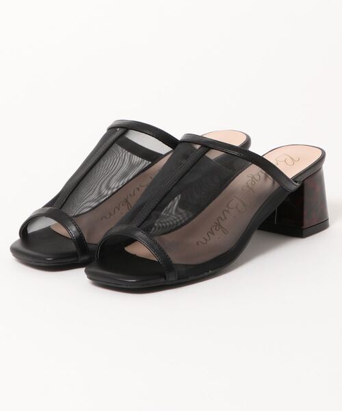 Bridget Birkin（ブリジットバーキン）の「チュールスクエアミュール(512305)（サンダル・レディース・ブラック/ベージュ・LL/M/L/S）」の5枚目の写真