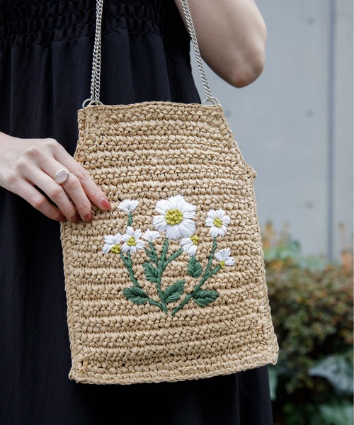 flower（フラワー）の「フローイングフラワーバッグ（ショルダーバッグ・レディース・アイボリー・FREE）」の8枚目の写真