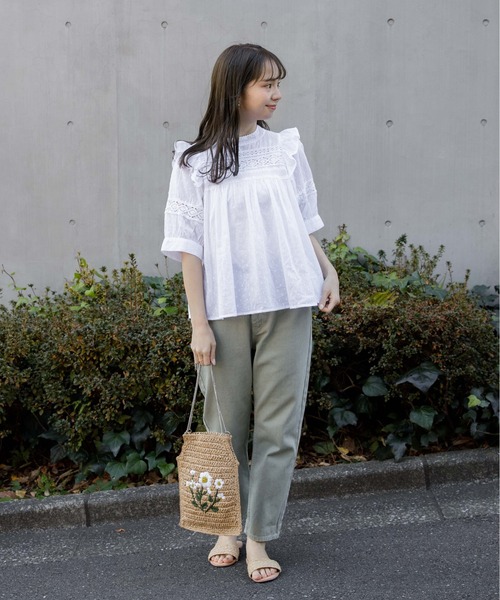 flower（フラワー）の「フローイングフラワーバッグ（ショルダーバッグ・レディース・アイボリー・FREE）」の13枚目の写真