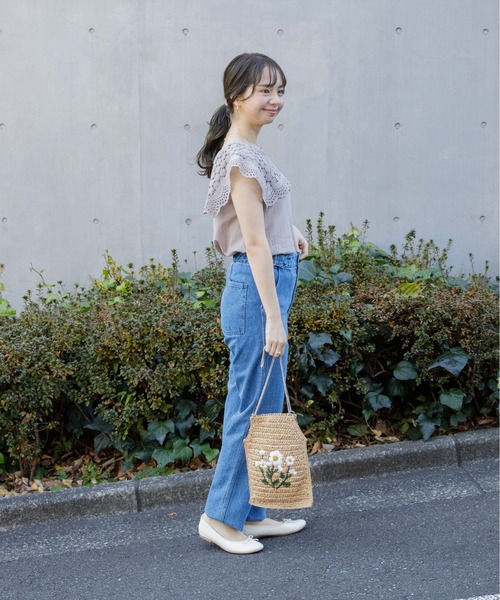 flower（フラワー）の「フローイングフラワーバッグ（ショルダーバッグ・レディース・アイボリー・FREE）」の11枚目の写真