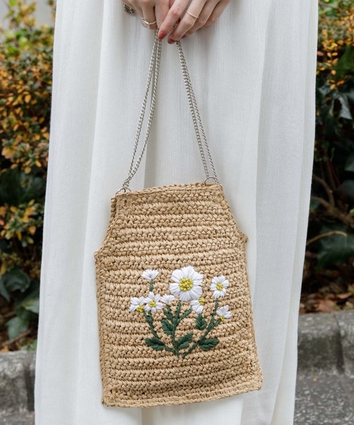 flower（フラワー）の「フローイングフラワーバッグ（ショルダーバッグ・レディース・アイボリー・FREE）」の20枚目の写真