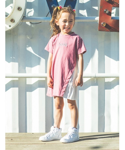 ティアード切り替えワンピース ワンピース ワンピース X Girl X Girl Stages エックスガールステージス のファッション 抗菌防臭