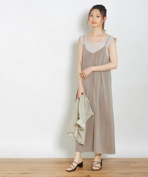 Crisp yours | 【ZOZO限定】マットサテンキャミワンピース(ワンピース)
