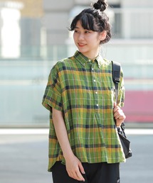 BEAMS BOY | BEAMS BOY / リネン チェック ボタンダウン プルオーバー シャツ(シャツ/ブラウス)