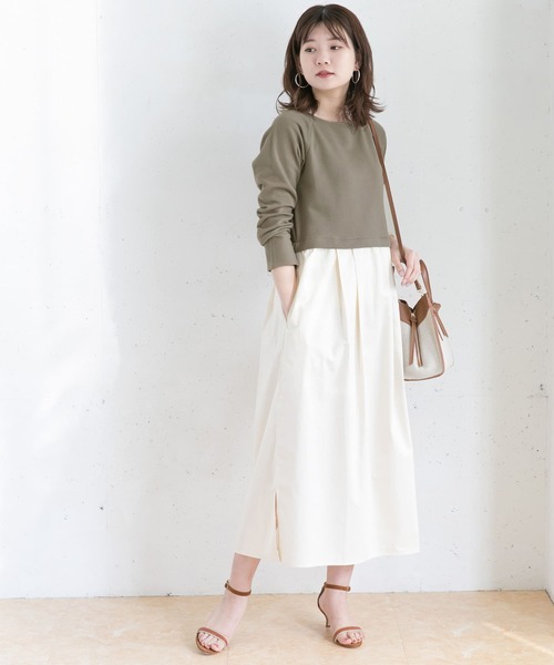 Web限定 異素材ドッキングワンピース ワンピース Urban Research Urban ワンピース Research Rosso アーバンリサーチロッソ のファッション