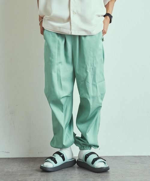 Lui's（ルイス）の「カラージョガーパンツ（スラックス・メンズ・ホワイト/ネイビー/グリーン・SMALL/MEDIUM）」の10枚目の写真