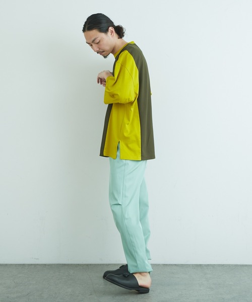 Lui's（ルイス）の「カラージョガーパンツ（スラックス・メンズ・ホワイト/ネイビー/グリーン・SMALL/MEDIUM）」の5枚目の写真