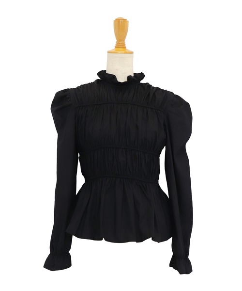 BLUEEAST(ブルーイースト)の「シャーリングブラウス(シャツ/ブラウス・レディース・ホワイト/ブラック/イエロー/レッド・MEDIUM)」の18枚目の写真