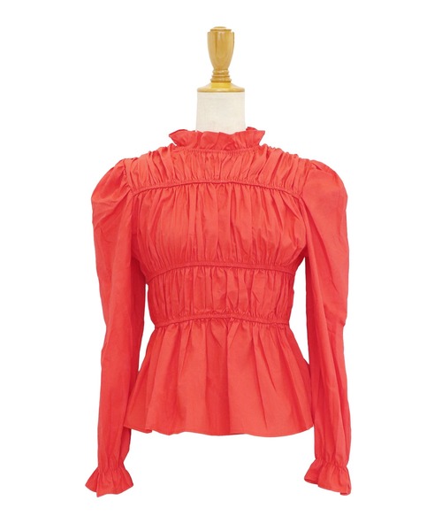 BLUEEAST(ブルーイースト)の「シャーリングブラウス(シャツ/ブラウス・レディース・ホワイト/ブラック/イエロー/レッド・MEDIUM)」の17枚目の写真