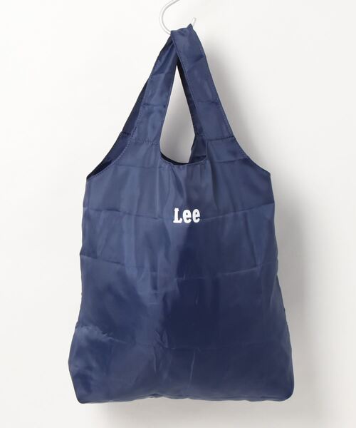 Lee(リー)の「【LEE/リー】カラビナ付きワンポイントブランドロゴパッカブルエコトートバッグ(収納可)(エコバッグ/サブバッグ・レディース・ブラック/ベージュ/ネイビー/グレー/カーキ/ワイン・FREE)」の5枚目の写真