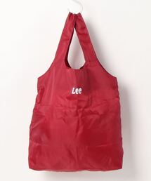 【LEE/リー】カラビナ付きワンポイントブランドロゴパッカブルエコトートバッグ(収納可)