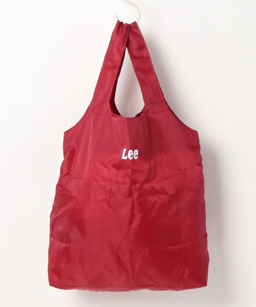 Lee(リー)の「【LEE/リー】カラビナ付きワンポイントブランドロゴパッカブルエコトートバッグ(収納可)(エコバッグ/サブバッグ・レディース・ブラック/ベージュ/ネイビー/グレー/カーキ/ワイン・FREE)」の6枚目の写真
