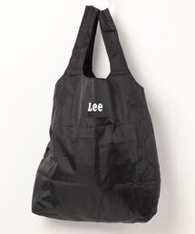 【LEE/リー】カラビナ付きワンポイントブランドロゴパッカブルエコトートバッグ(収納可)