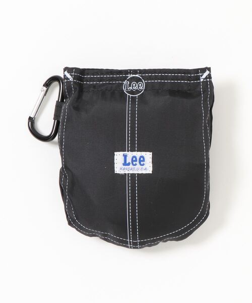Lee(リー)の「【LEE/リー】カラビナ付きワンポイントブランドロゴパッカブルエコトートバッグ(収納可)(エコバッグ/サブバッグ・レディース・ブラック/ベージュ/ネイビー/グレー/カーキ/ワイン・FREE)」の8枚目の写真