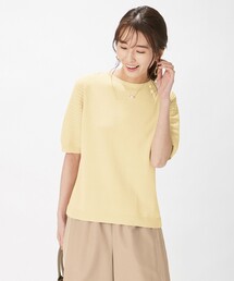 【洗える】リノナチュール ボートネック ニット