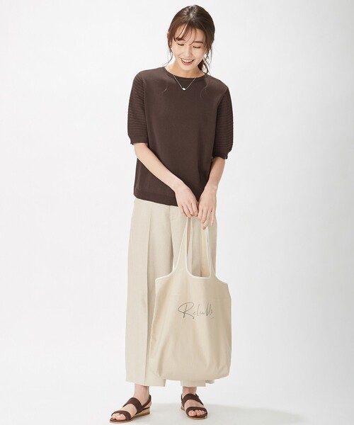 J.PRESS(ジェイプレス)の「【洗える】リノナチュール ボートネック ニット(ニット/セーター・レディース・ホワイト系/ダークブラウン系/イエロー系・MEDIUM/LARGE)」の5枚目の写真