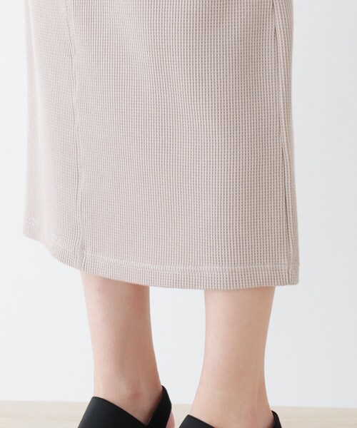 SHOO・LA・RUE（シューラルー）の「◆ワッフルポケ付きスカート（スカート・レディース・ブラック/ベージュ・00）」の6枚目の写真